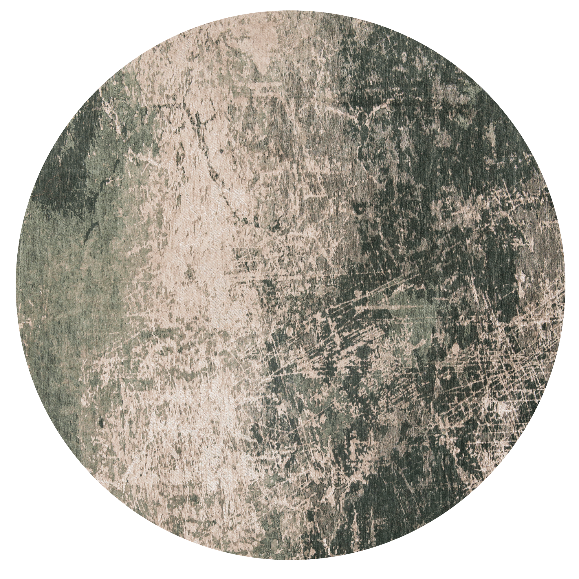 Dark Pine rond tapijt | Maat: Ø 240 cm