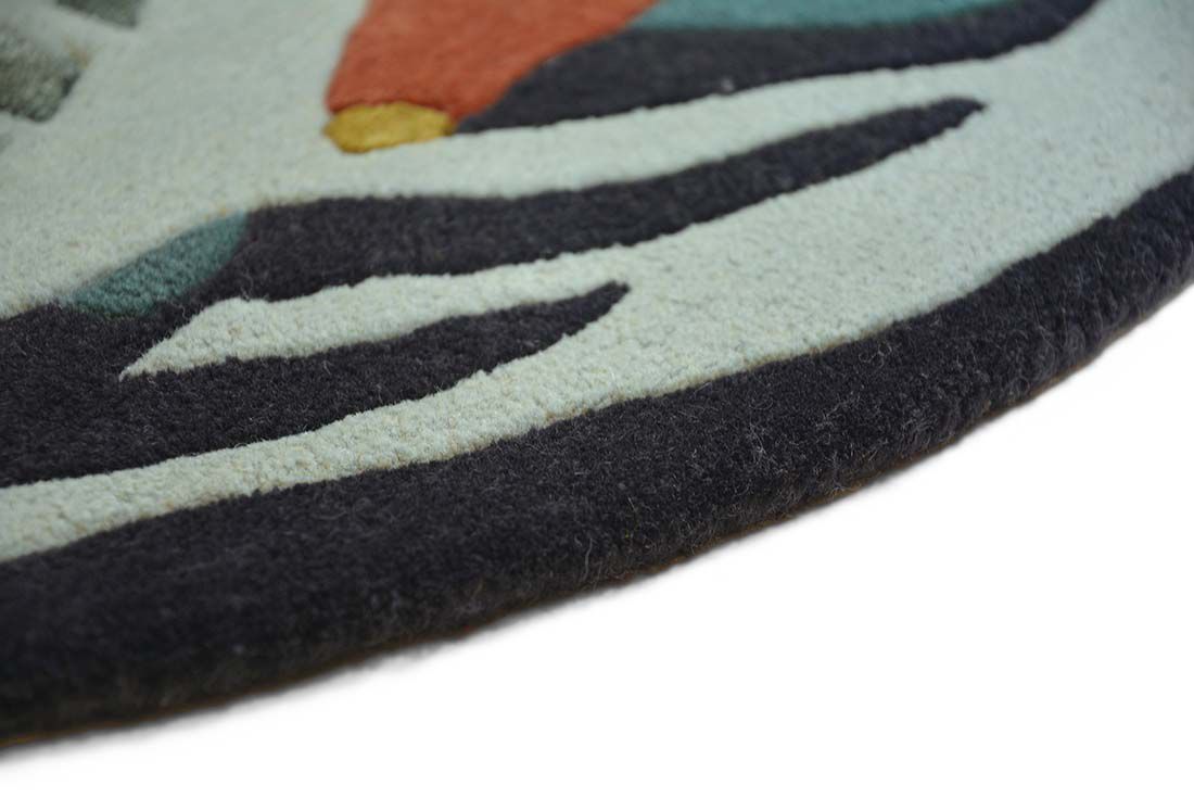 Zodiac vissen cirkel rond tapijt | Maat: Ø 100 cm