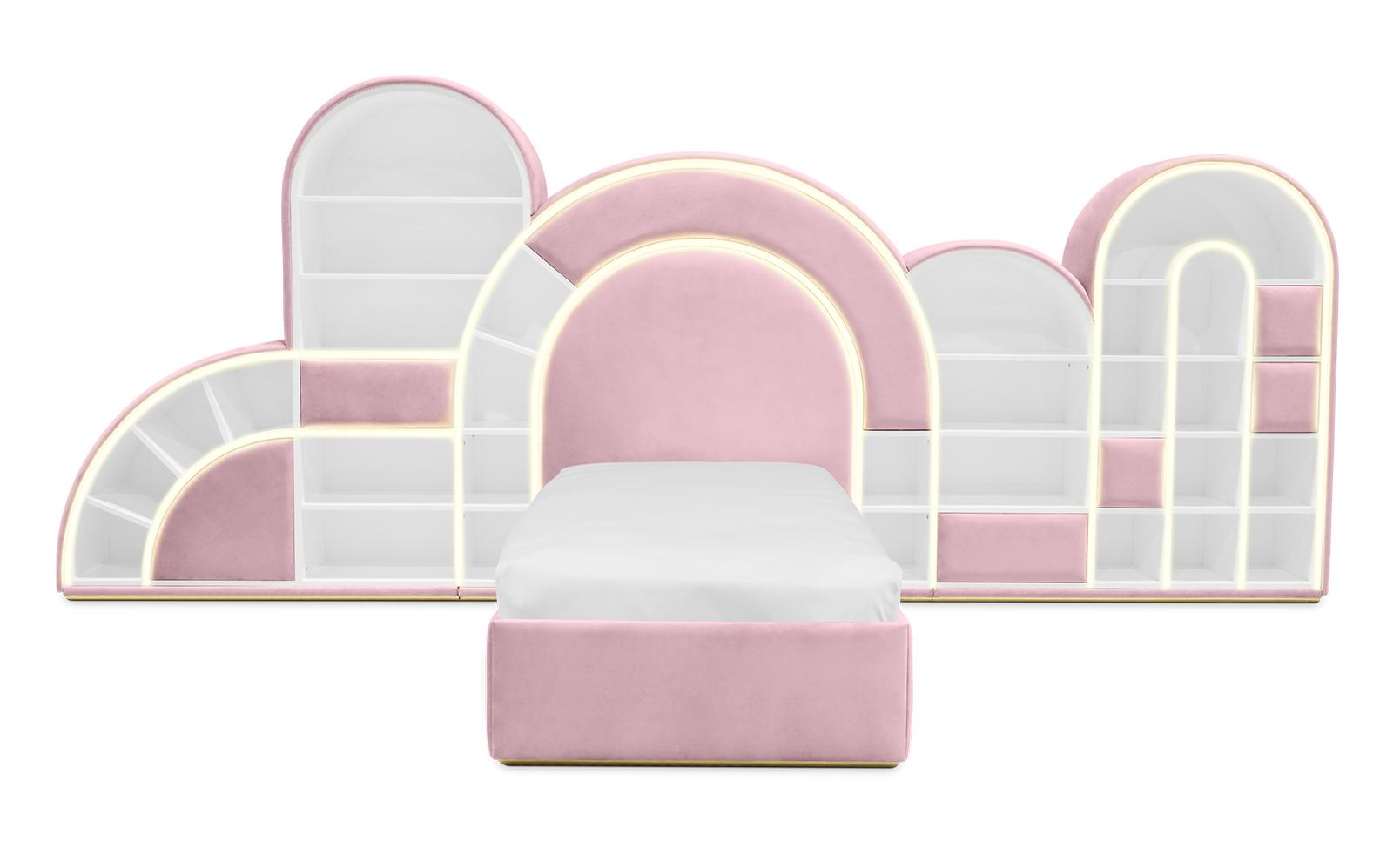 Bubblegum Marshmallow roze kinderbed