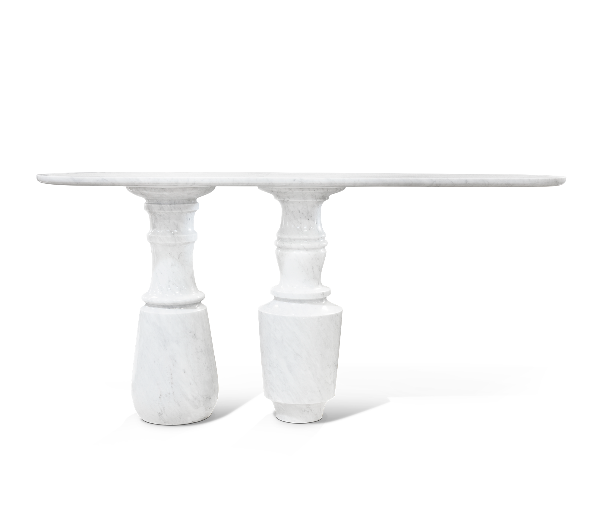 Obsidian Carrara console