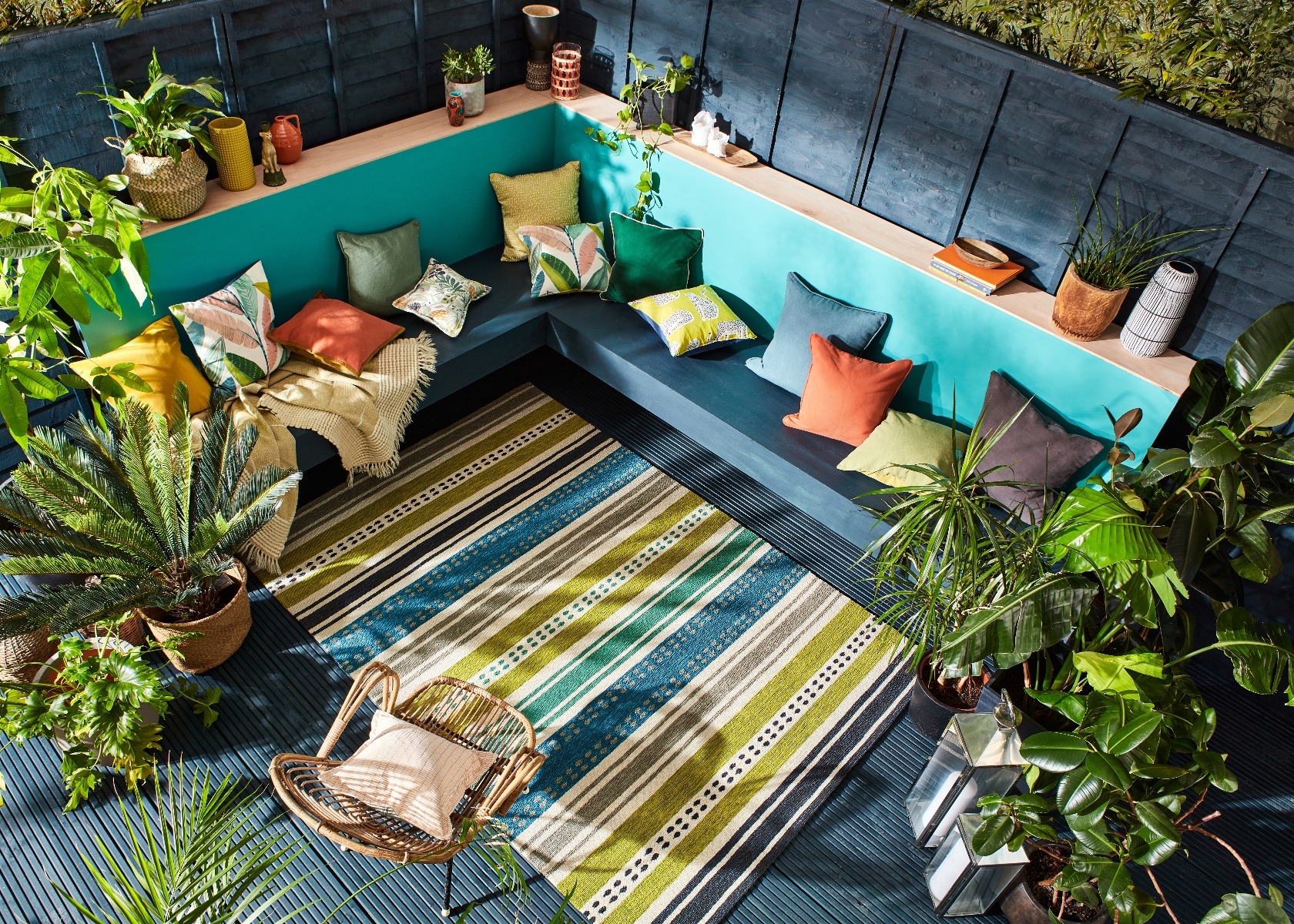 Rivi-kiwi outdoor tapijt | Maat: 250 × 350 cm
