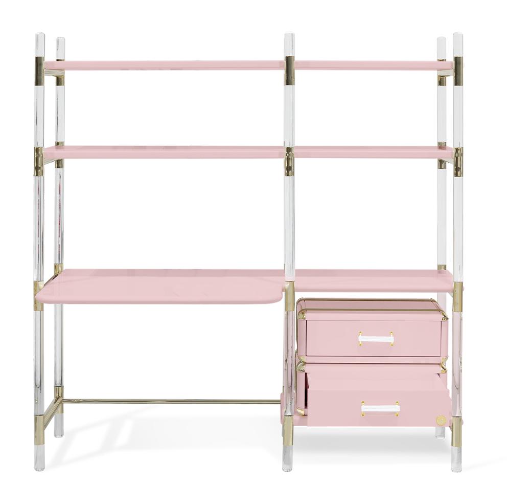 Jigsaw Puzzle roze kinderboekenkast