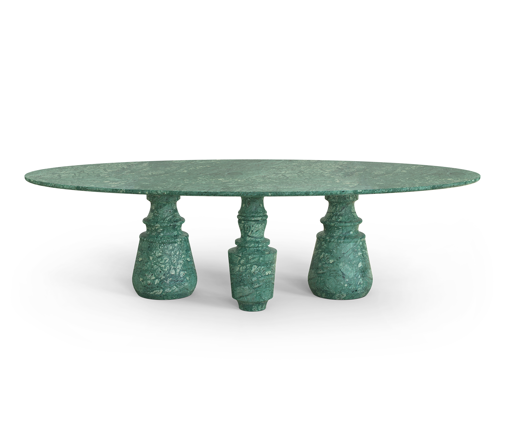 Obsidian ovale XL Guatemala eettafel