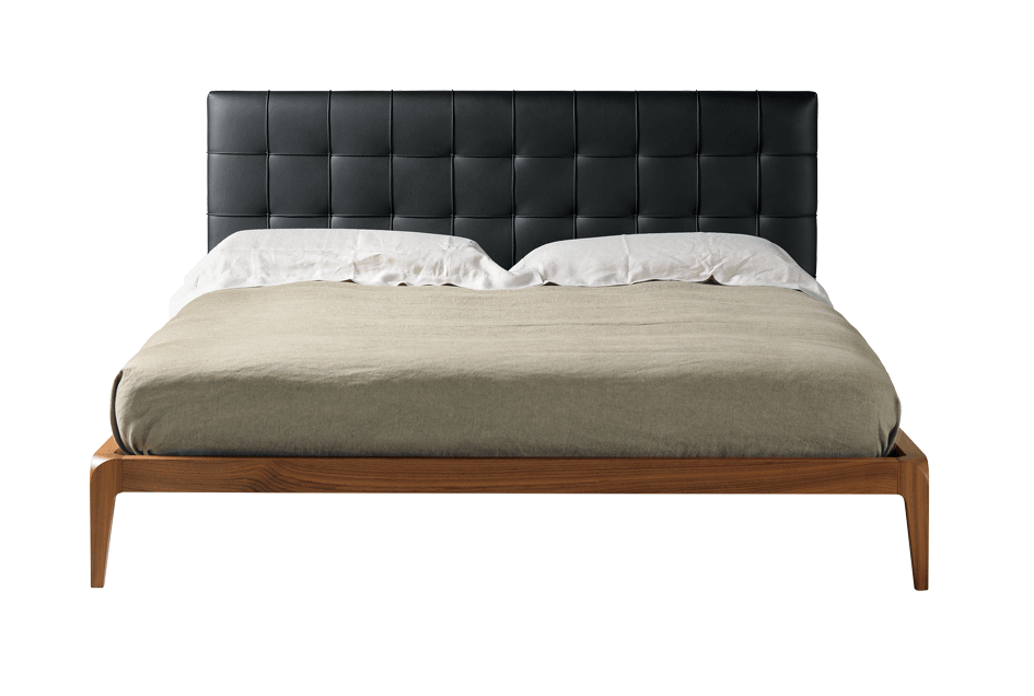 Sig.re bruin Italiaans bed | Kleur: Pelle Pandora 622