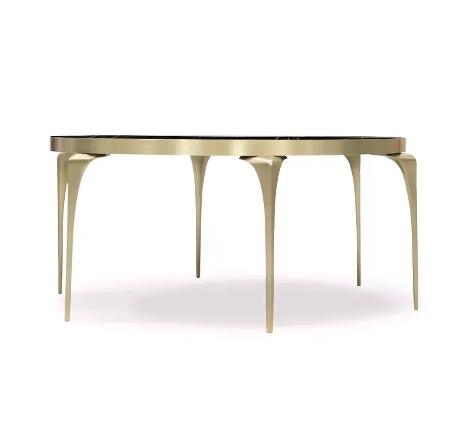 Rhea Sahara Noir marmer salontafel