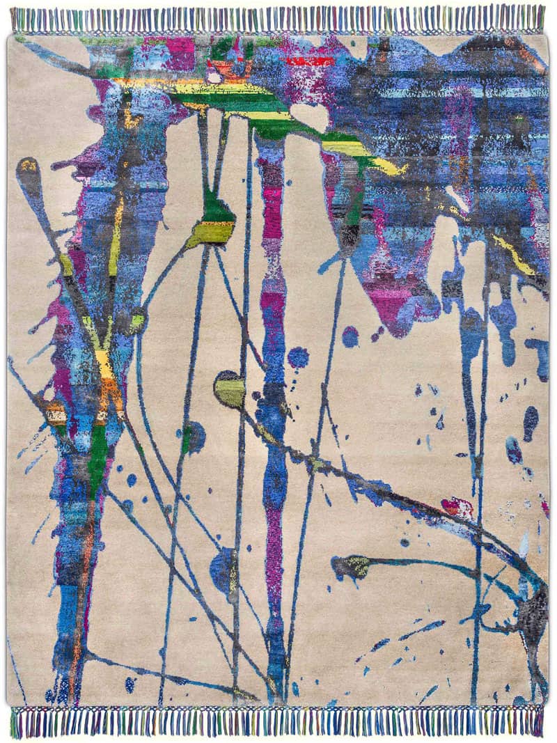 Eco handgemaakte luxe tapijt | Maat: 300 × 400 cm