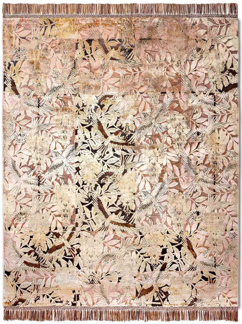 Malve handgeweven tapijt | Maat: 274 × 365 cm