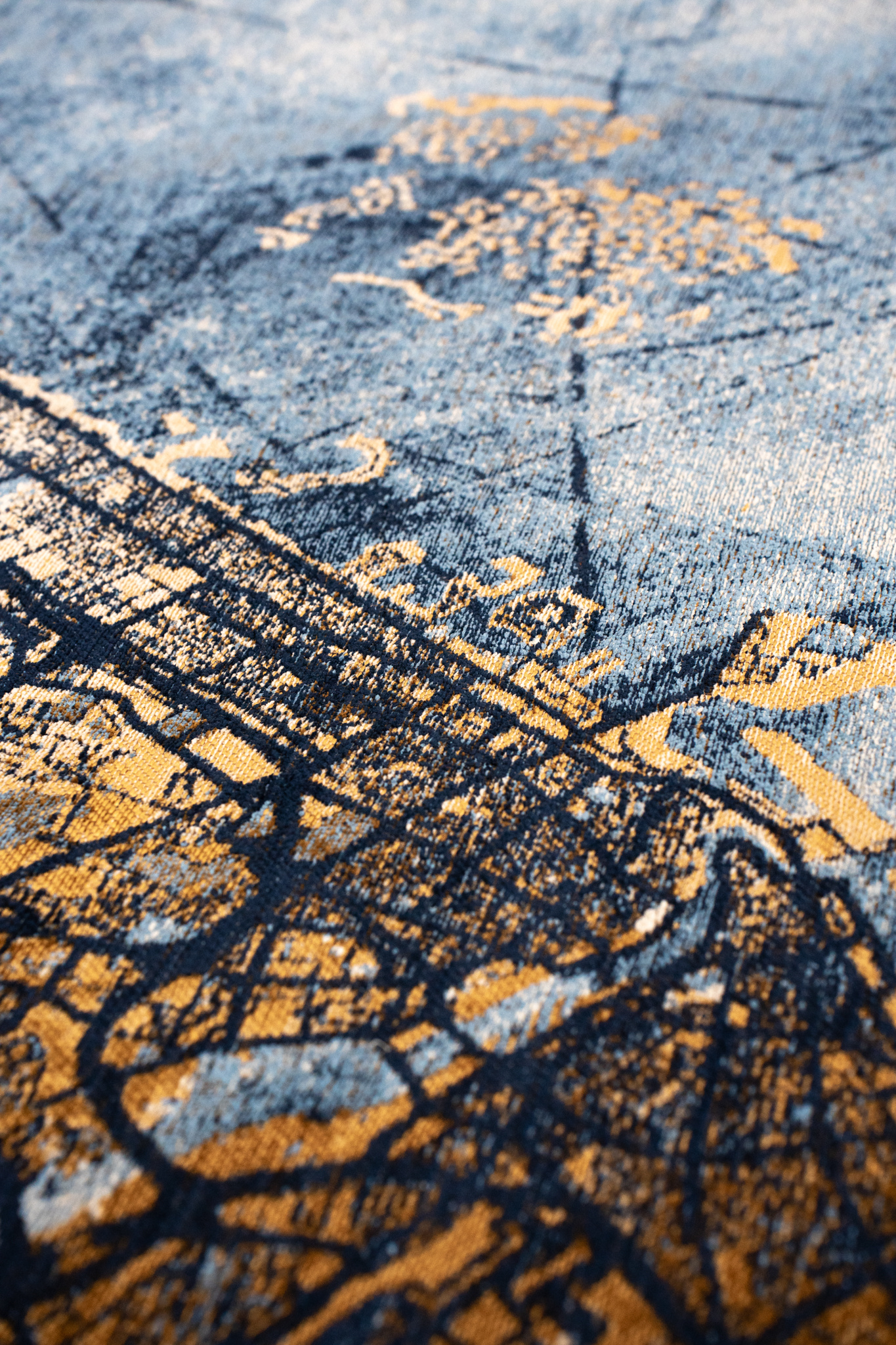 Gold Sea tapijt | Maat: 200 × 280 cm