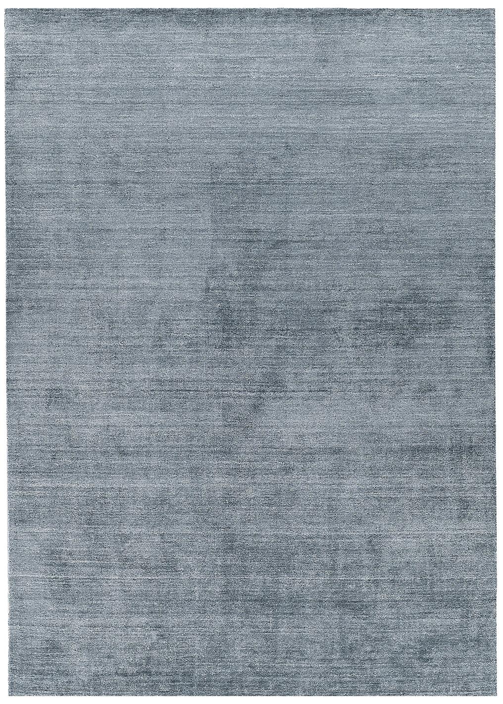Blauw bamboe zijde tapijt | Maat: 270 × 360 cm