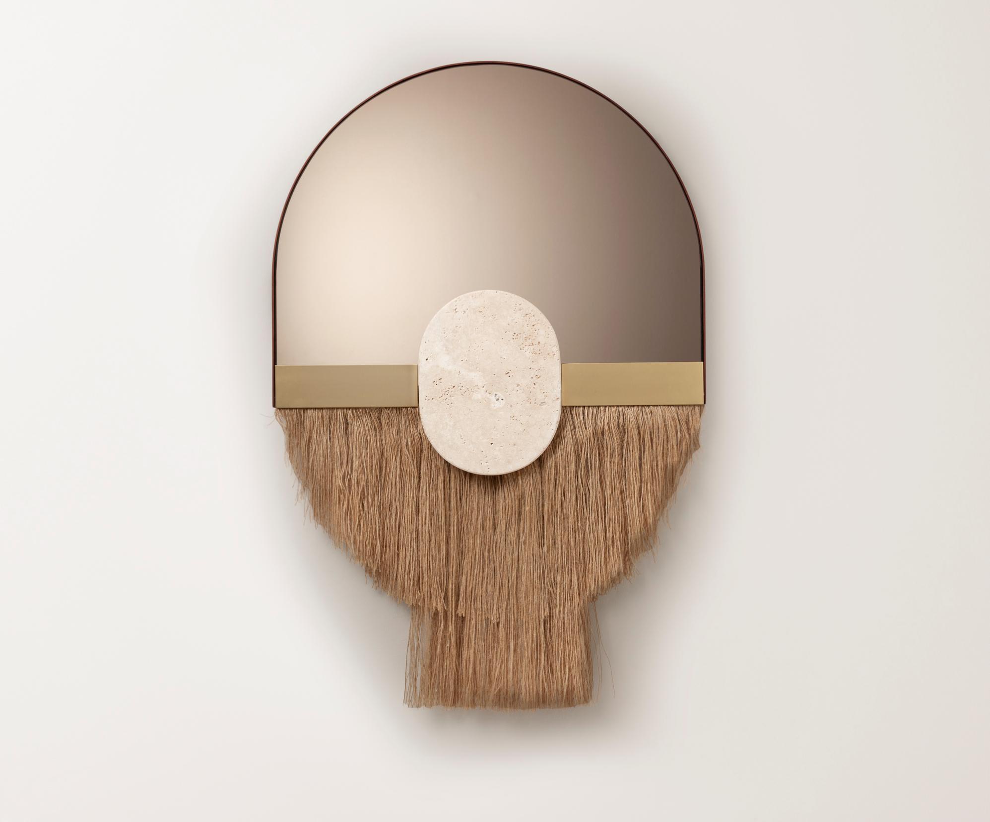 Souk Ecru Latte decoratieve wandspiegel