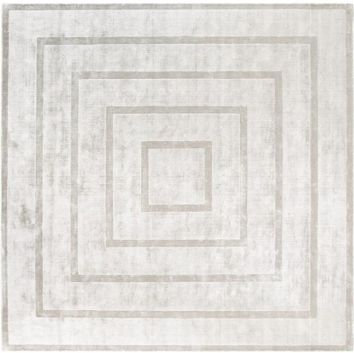 Domino Tencel Silver tapijt | Maat: 200 × 300 cm