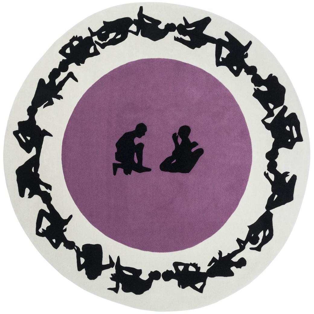 Menselijke cirkel paradiso cirkel tapijt