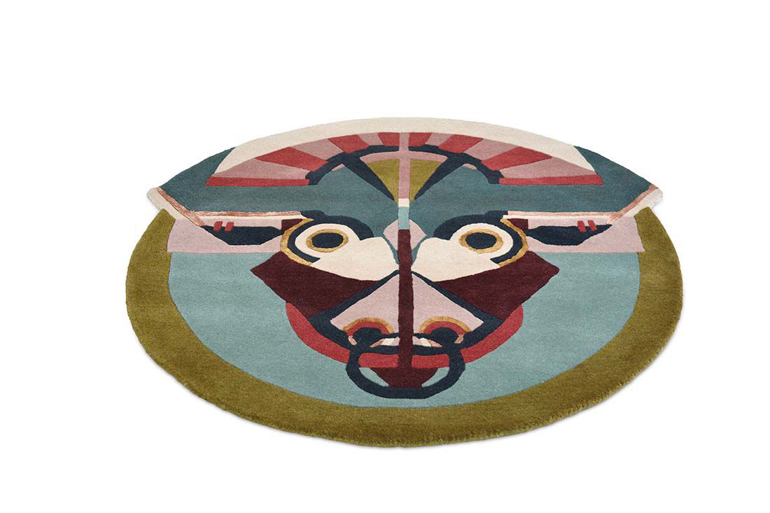 Zodiac stier cirkel rond tapijt | Maat: Ø 200 cm