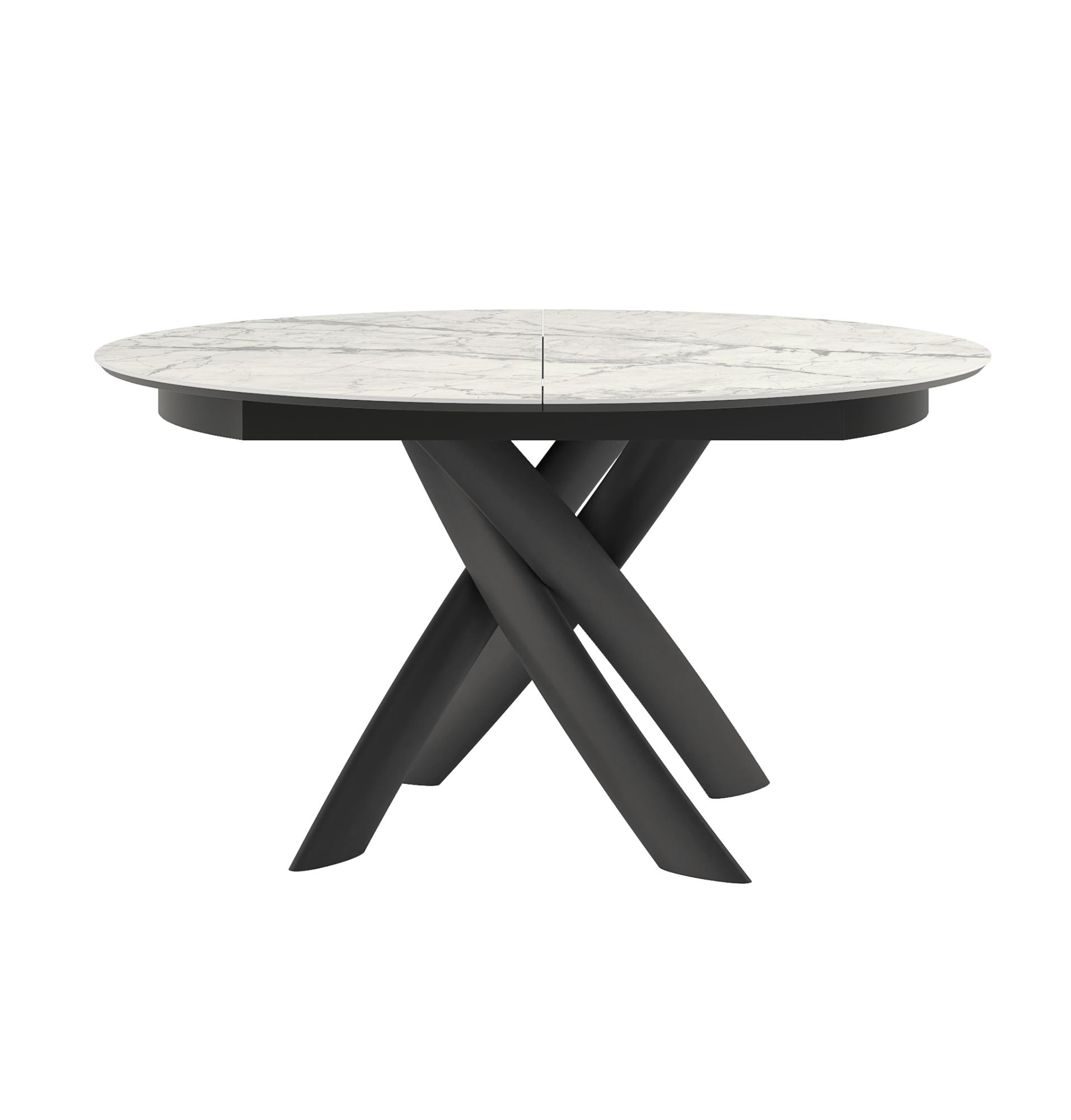 Style ronde uitschuifbare eettafel