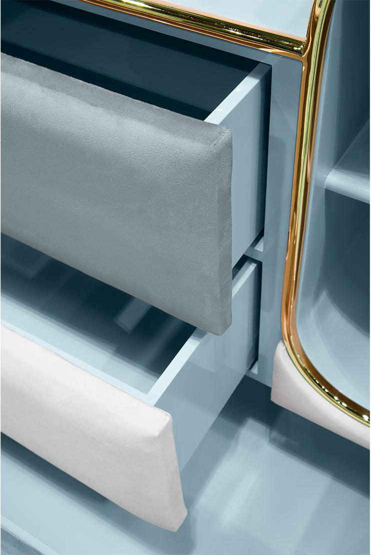 Candy Coated ladekast met drie laden