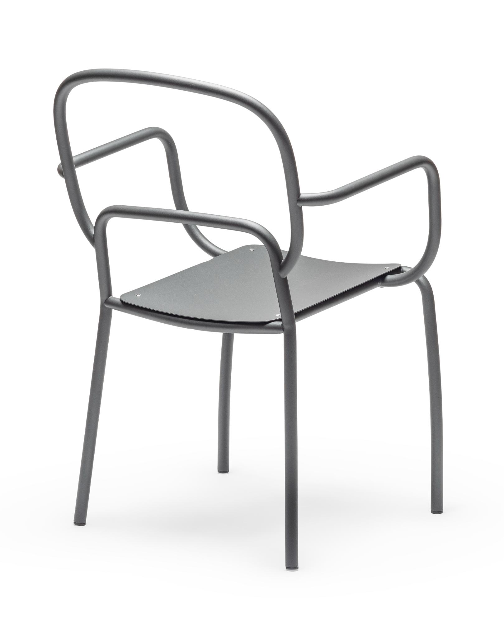 Moyo Grijze Buitenstoel (Set van 3)