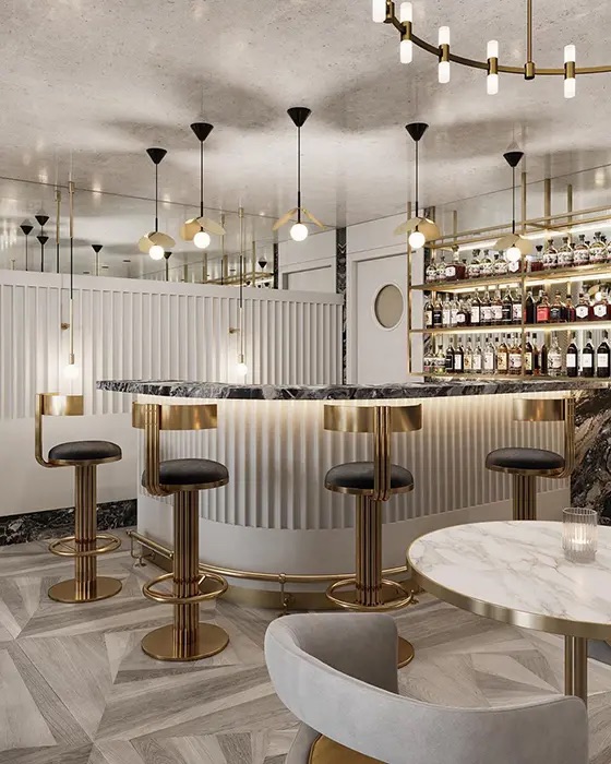 Keira Bar luxe barkruk - 2