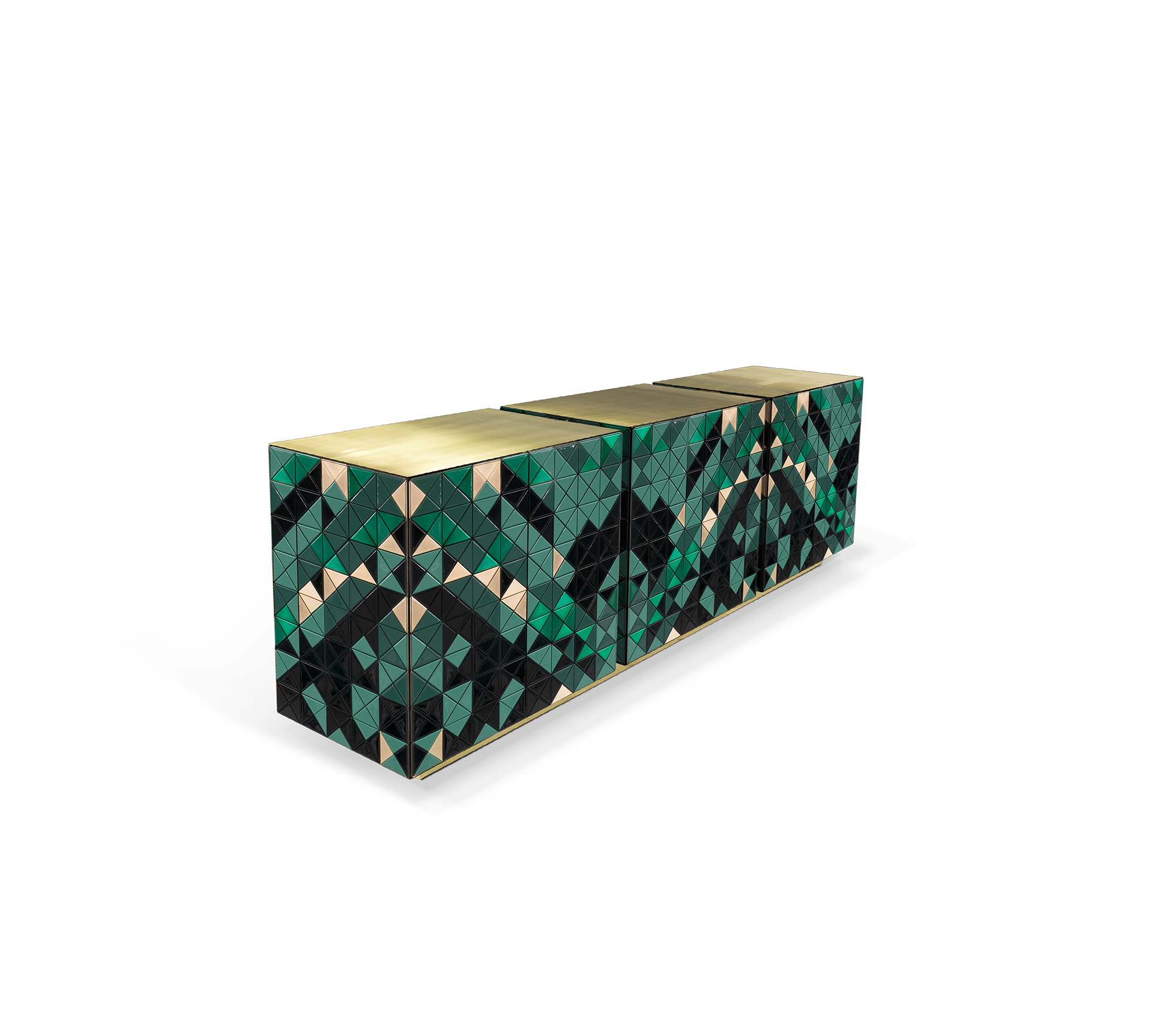 Mosaic groen dressoir