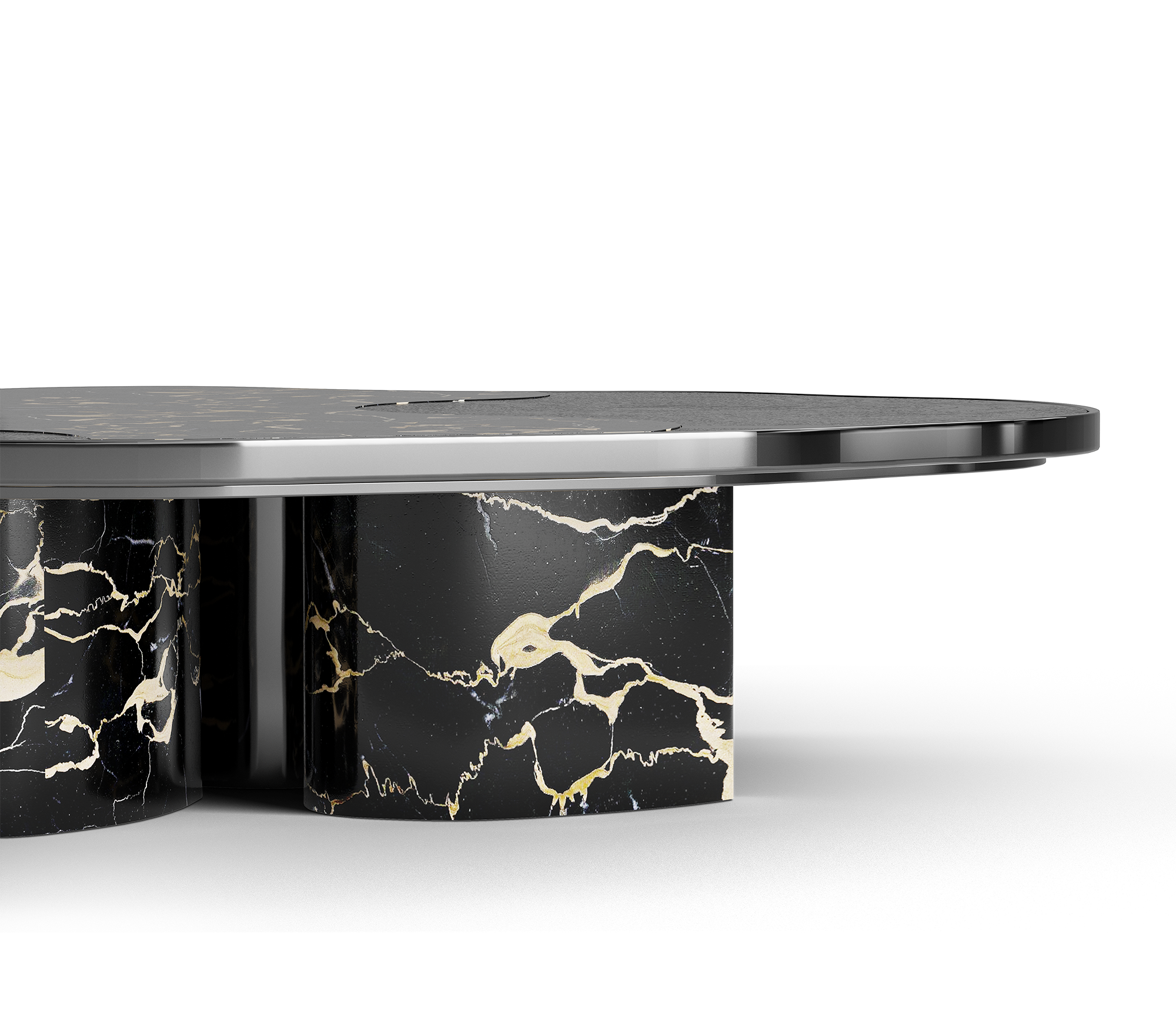 Athena Portoro marmer en onyx tafelset