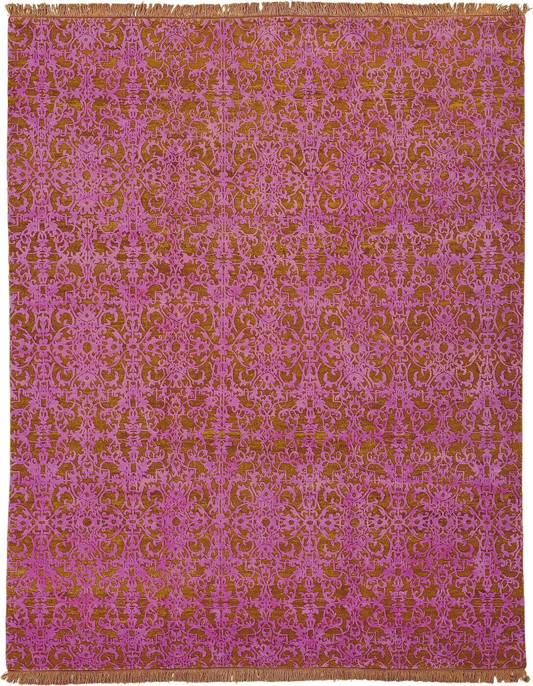 Milano radi beige roze tapijt | Maat: 400 × 500 cm