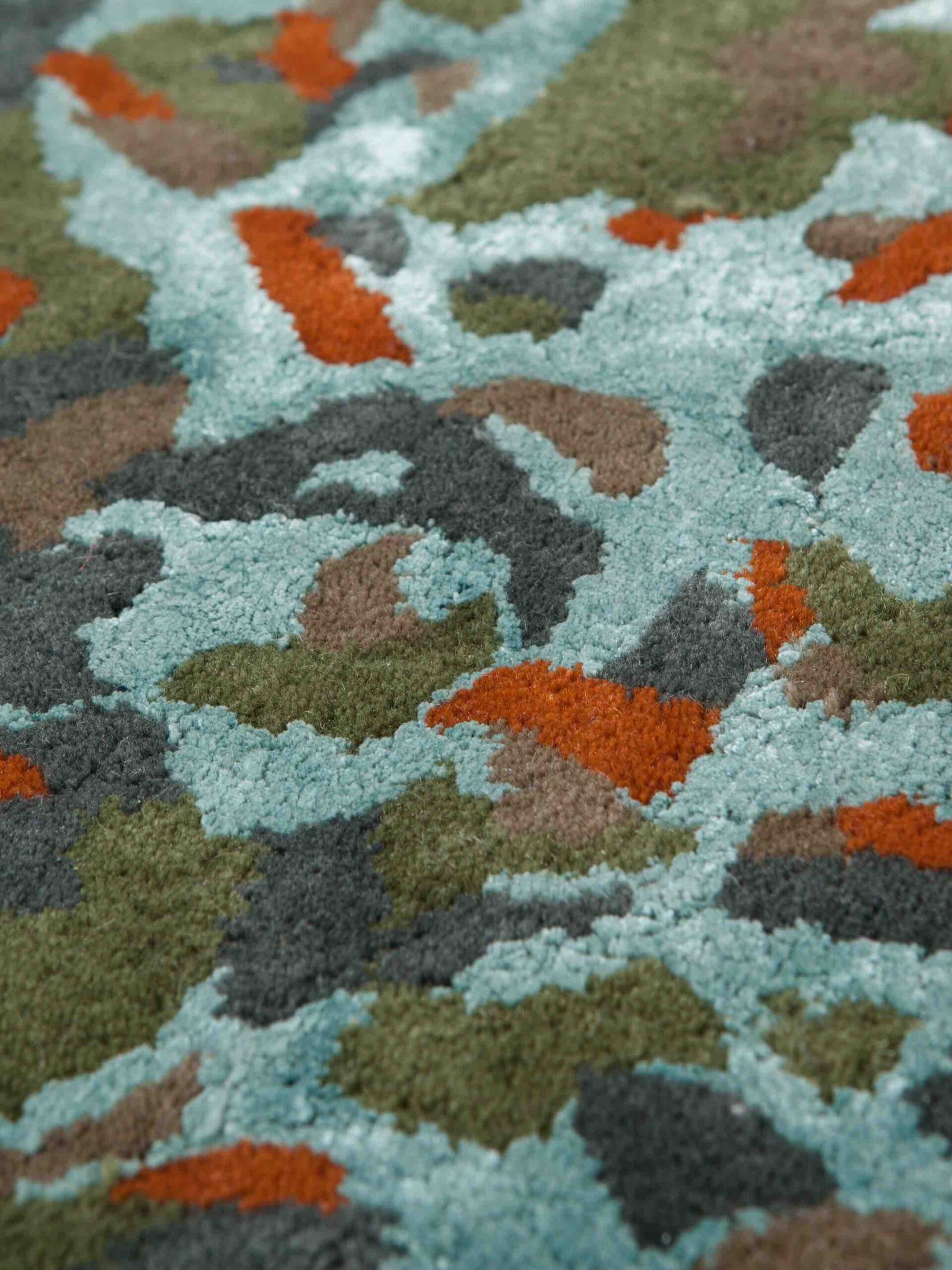 Camouflage micro vloerkleed