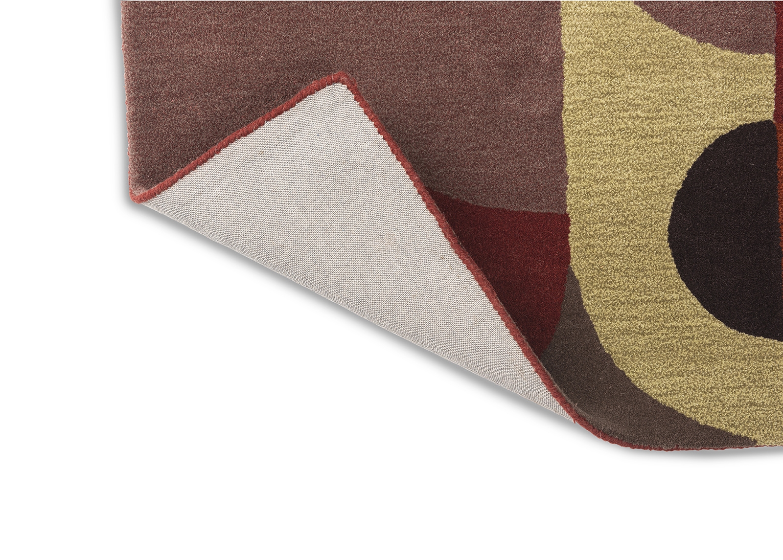 Decor cosmo rood lichtgroen tapijt | Maat: 160 × 230 cm