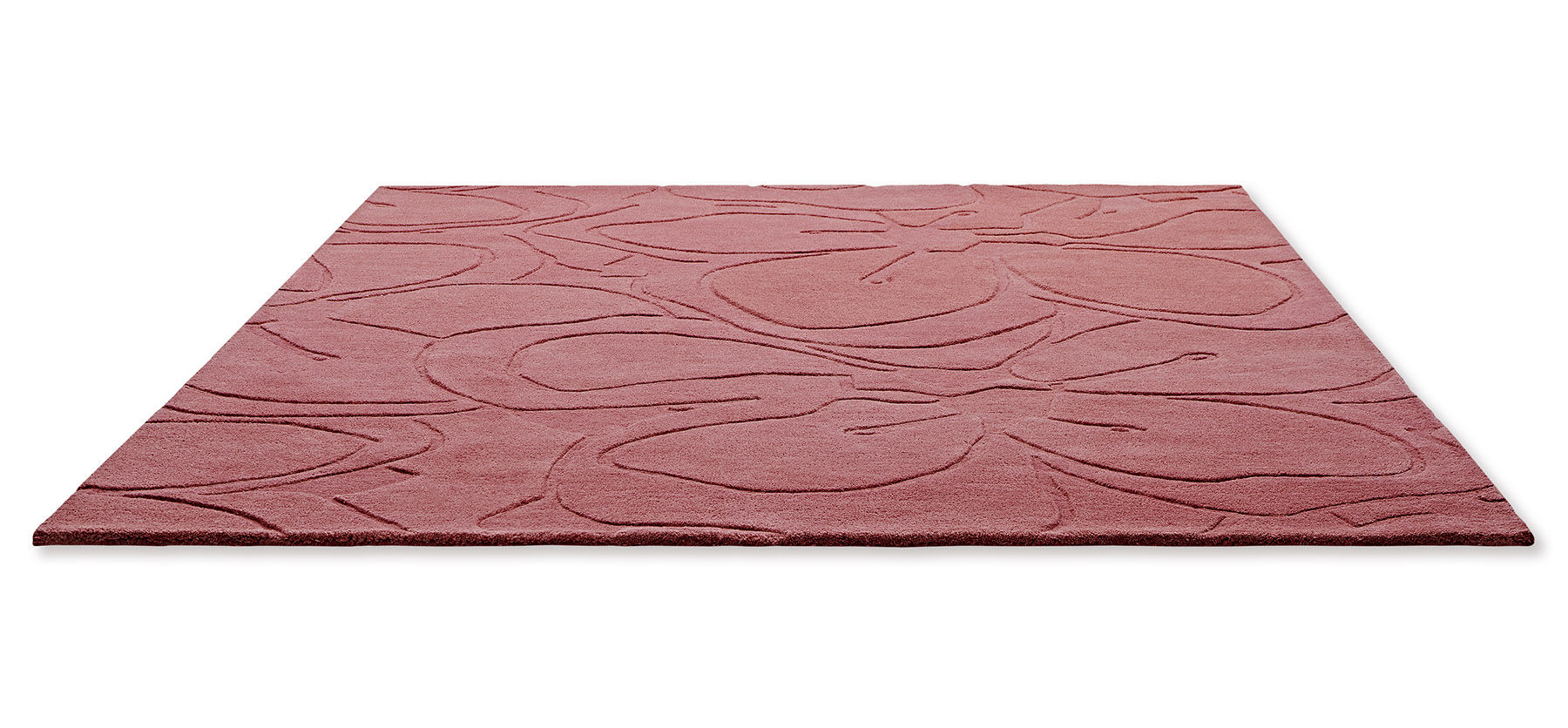 Romantic magnolia roze tapijt | Maat: 200 × 280 cm