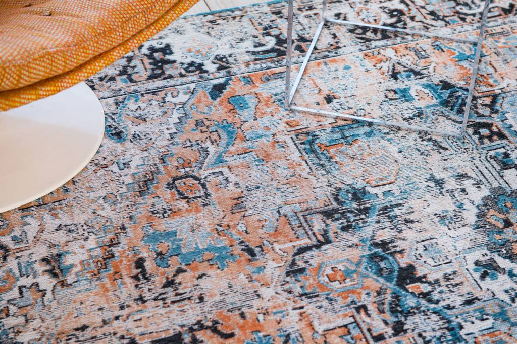 Seray Orange tapijt | Maat: 240 × 340 cm