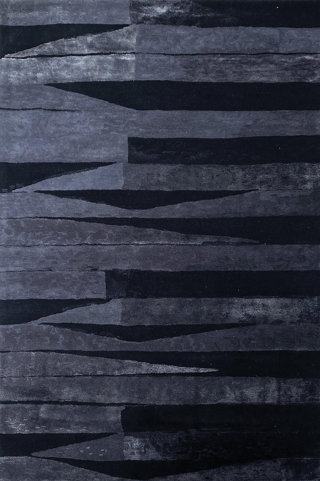 Mismatch Black tapijt | Maat: 250 × 350 cm
