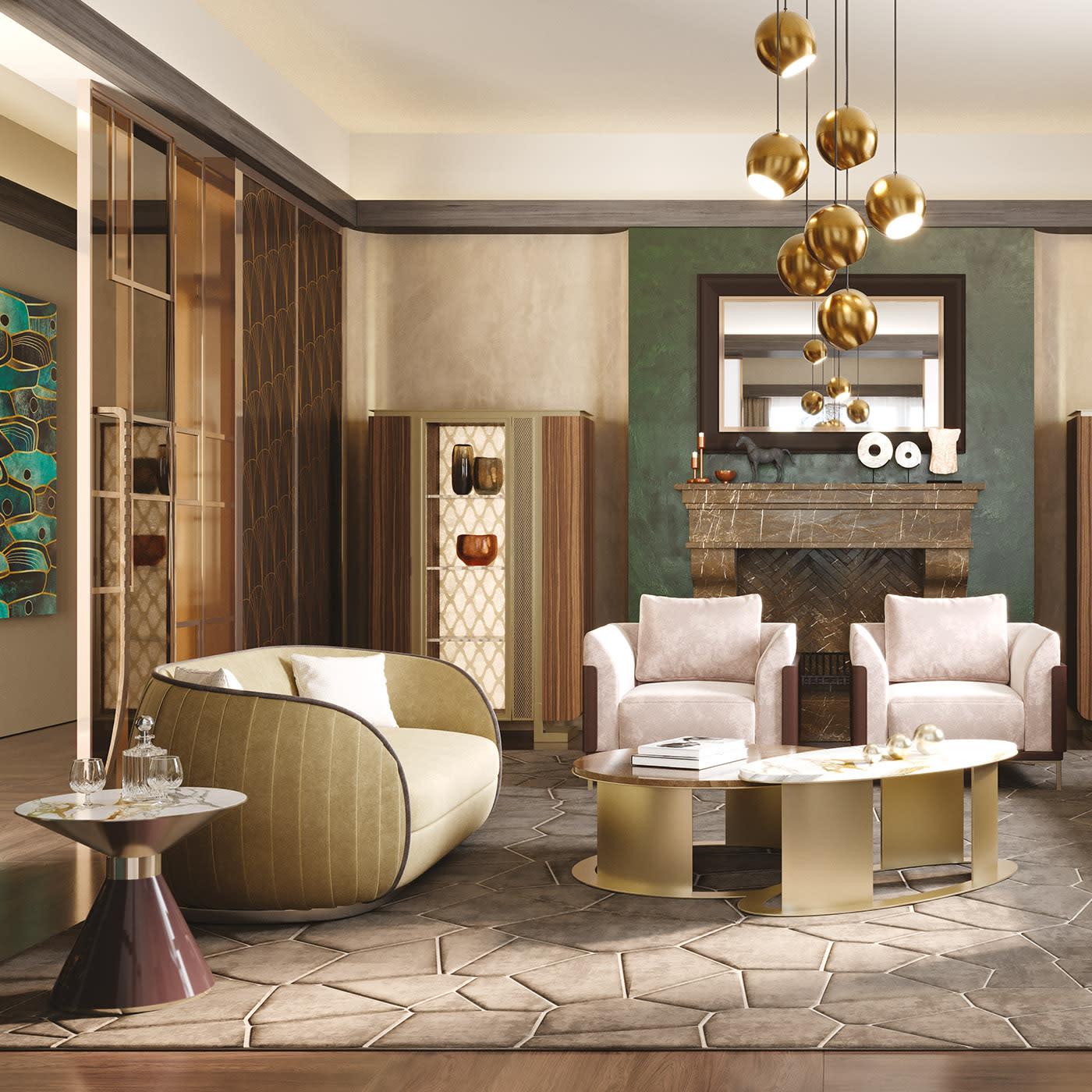 Vittoria eigentijdse Italiaanse fauteuil