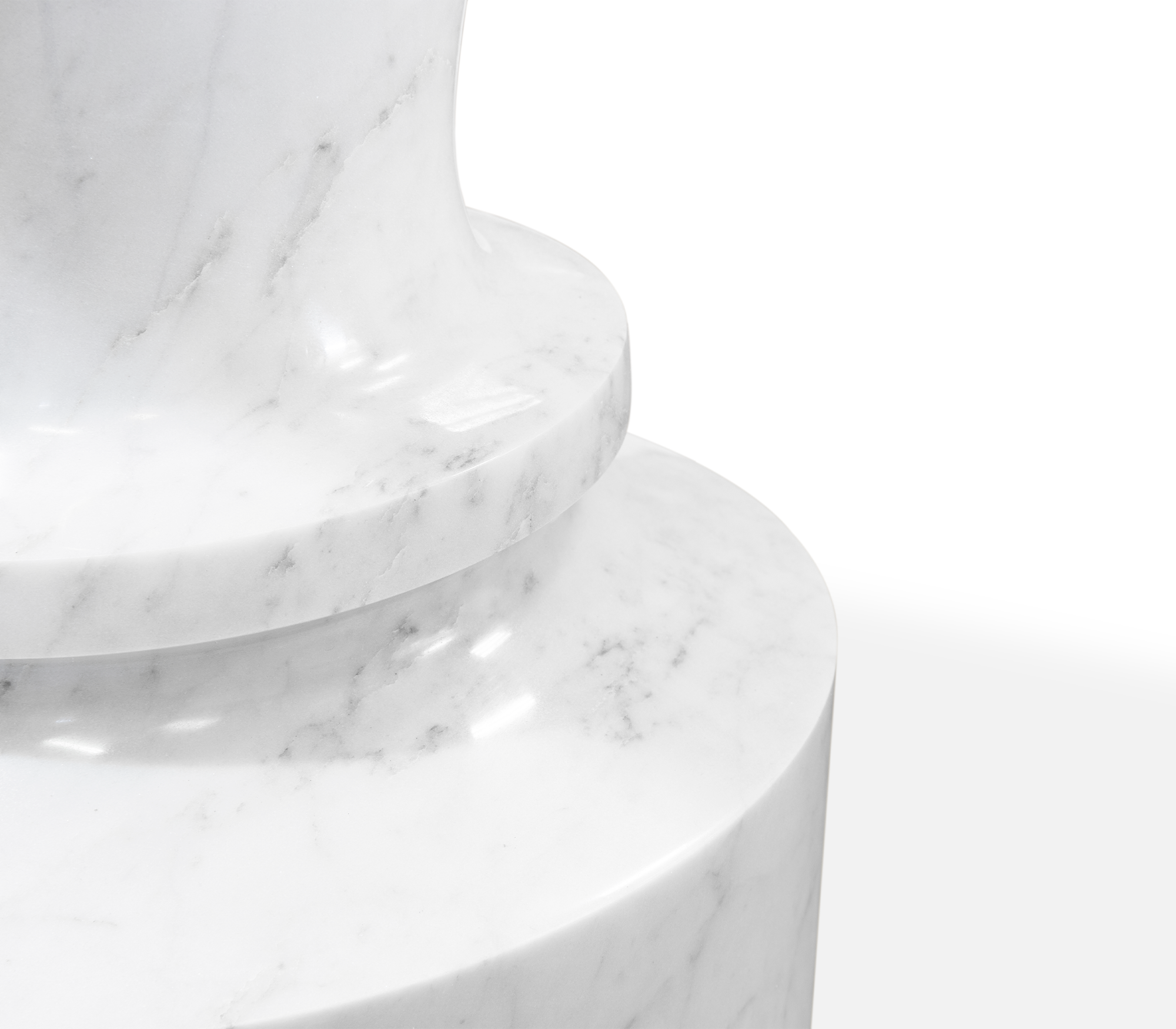 Obsidian Carrara console