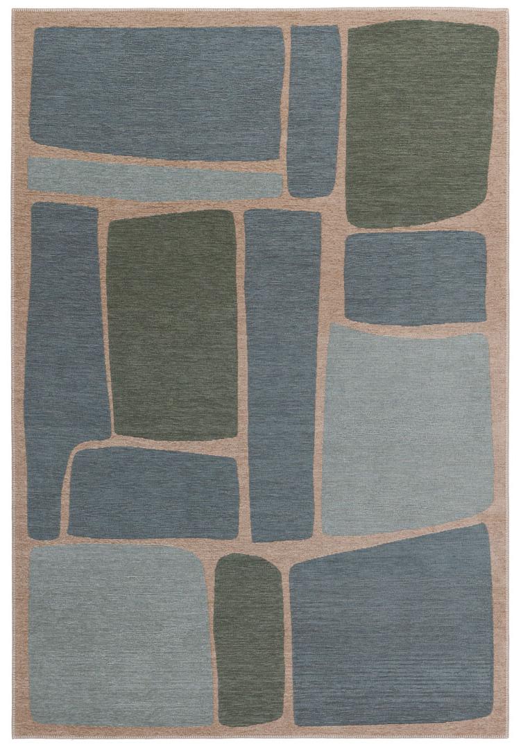 Chantilly Pietra Turchese modern vloerkleed | Maat: 160 × 230 cm