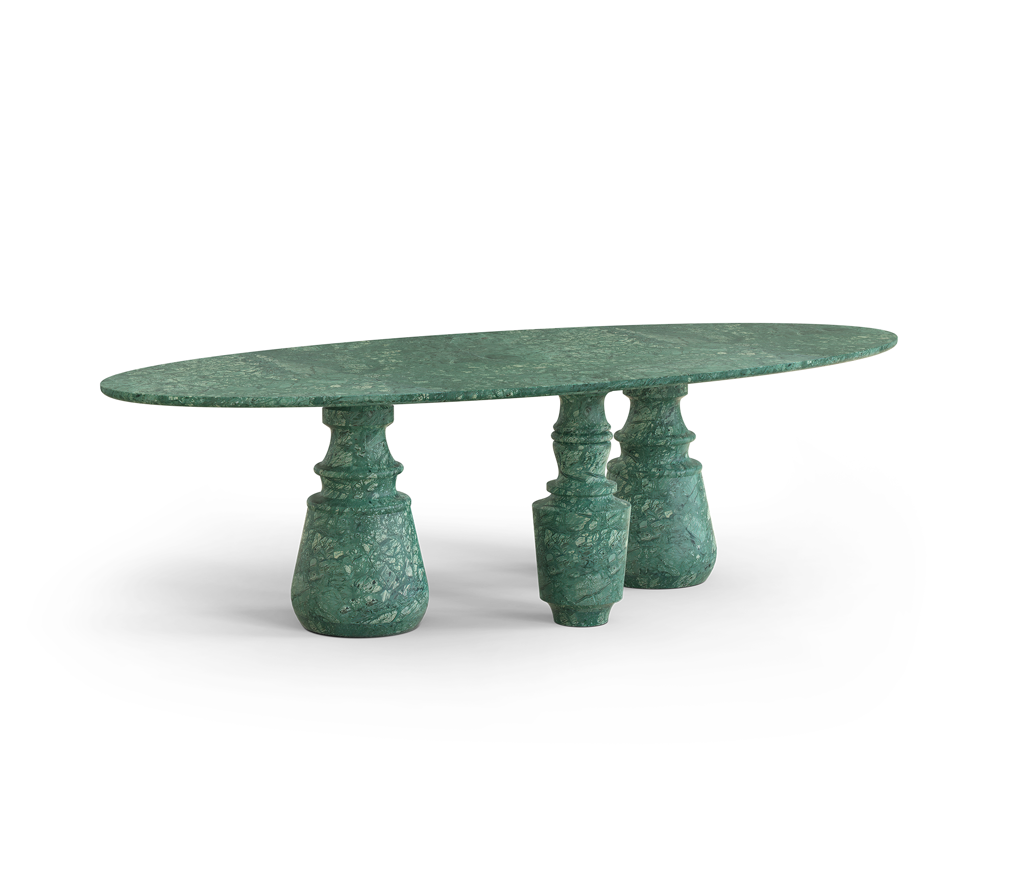 Obsidian ovale XL Guatemala eettafel