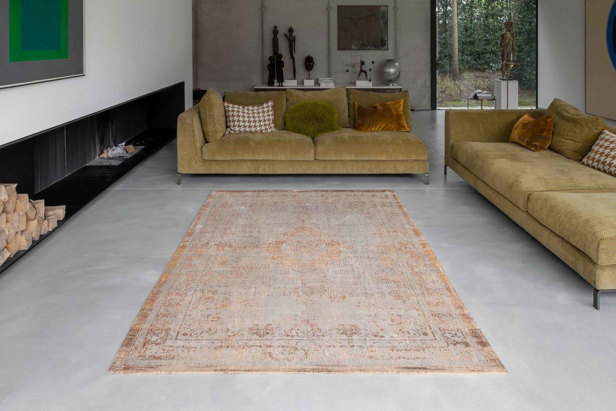 Fading World - Salmon tapijt | Maat: 240 × 340 cm
