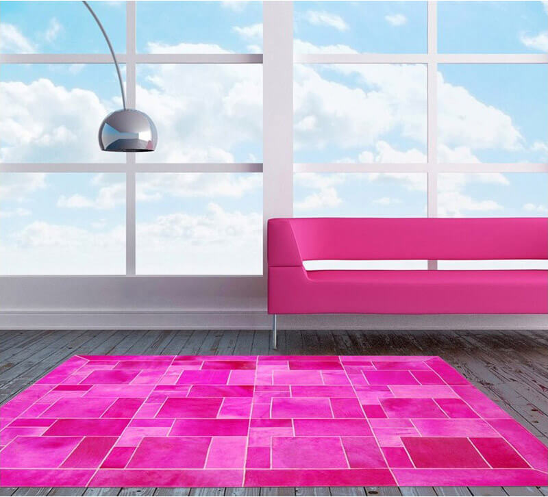 Puzzle col.7 koeienhuid tapijt | Maat: 220 × 300 cm