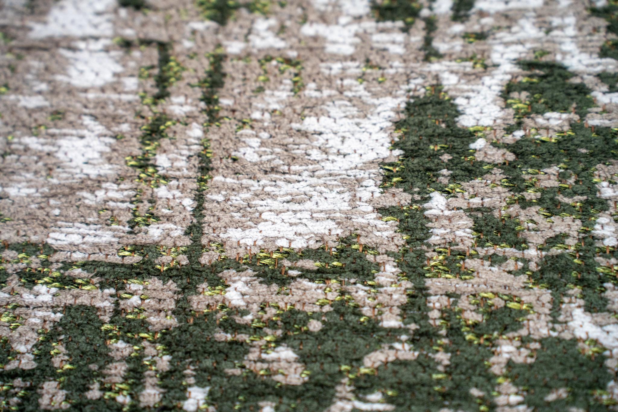 Central Green tapijt | Maat: 240 × 340 cm