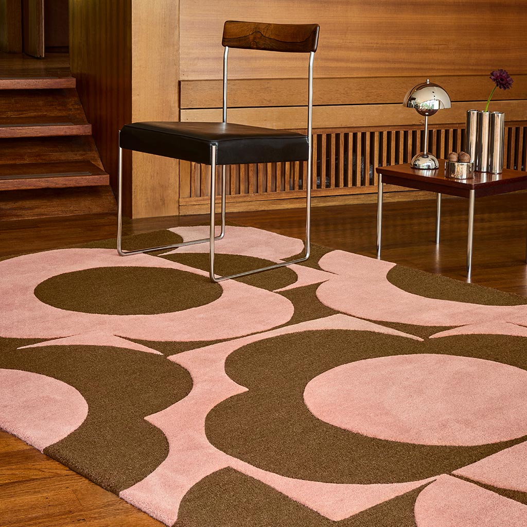 Prism Flower Pink/Terracotta vloerkleed | Maat: 160 × 230 cm