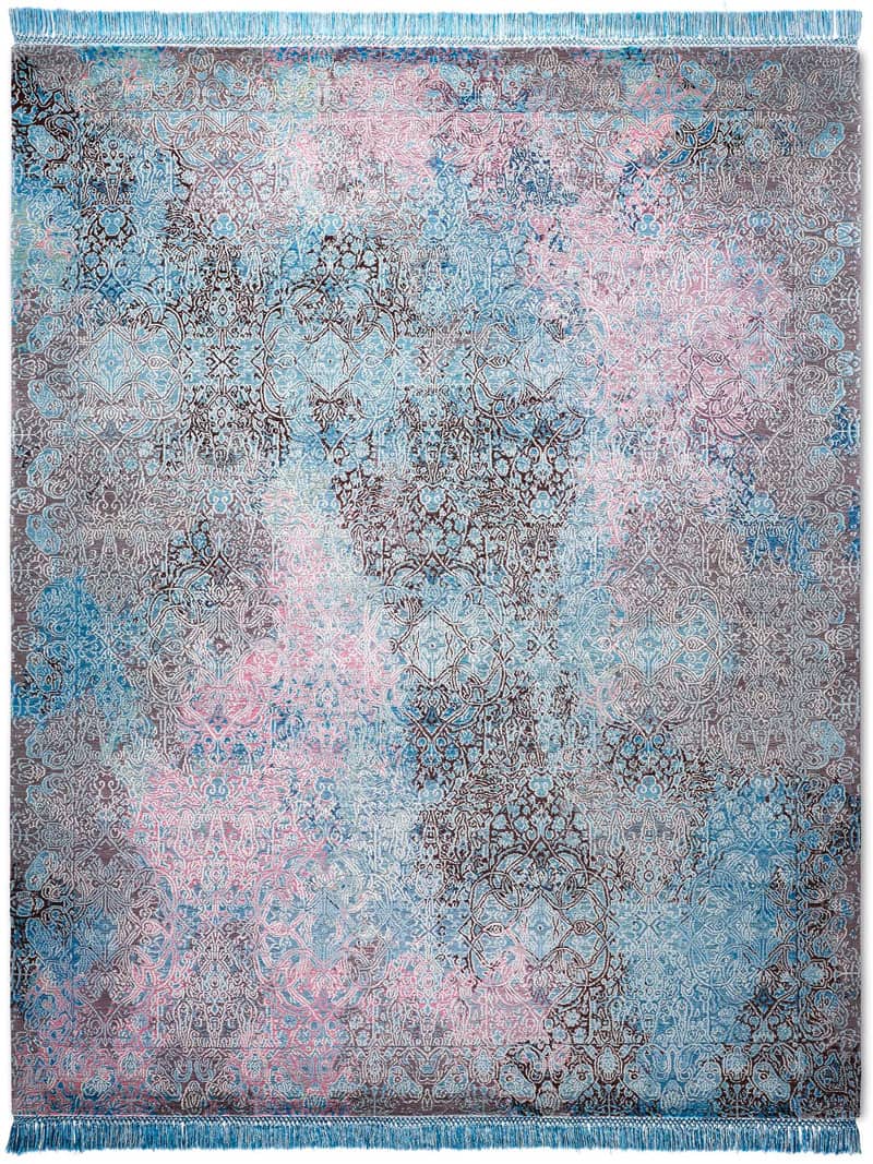 Ferahan Splash handgeweven tapijt | Maat: 274 × 365 cm