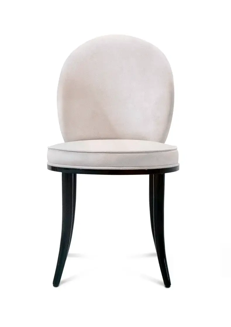 Mistral stoffen rugleuning eetstoel