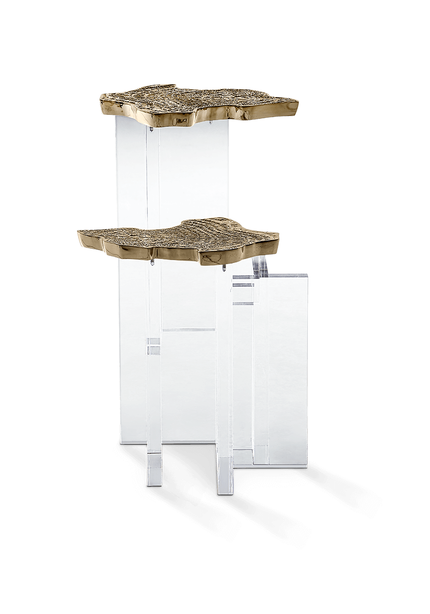 Orion gouden bijzettafel