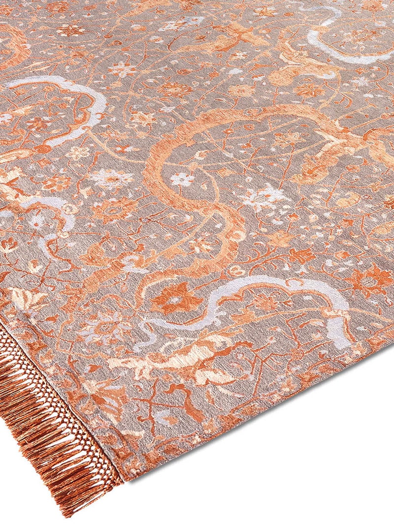 Tabriz Orange luxe tapijt