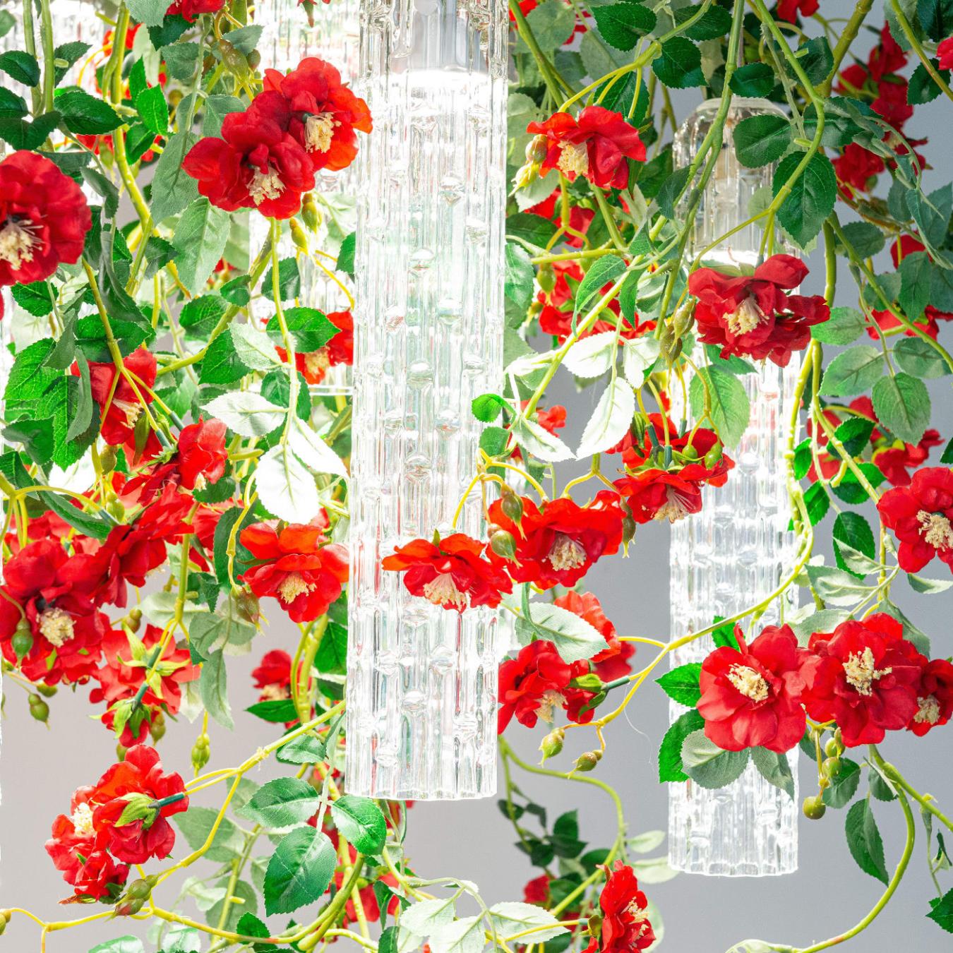 Wil Red Roses grote kroonluchter