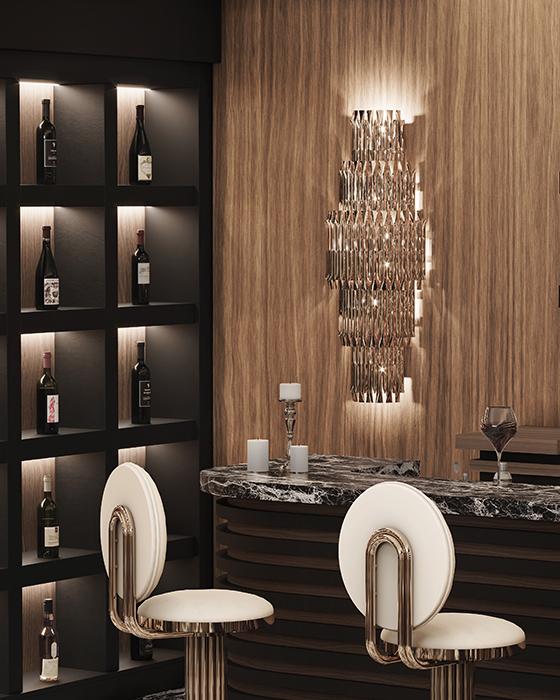 Keira ronde barkruk - 1