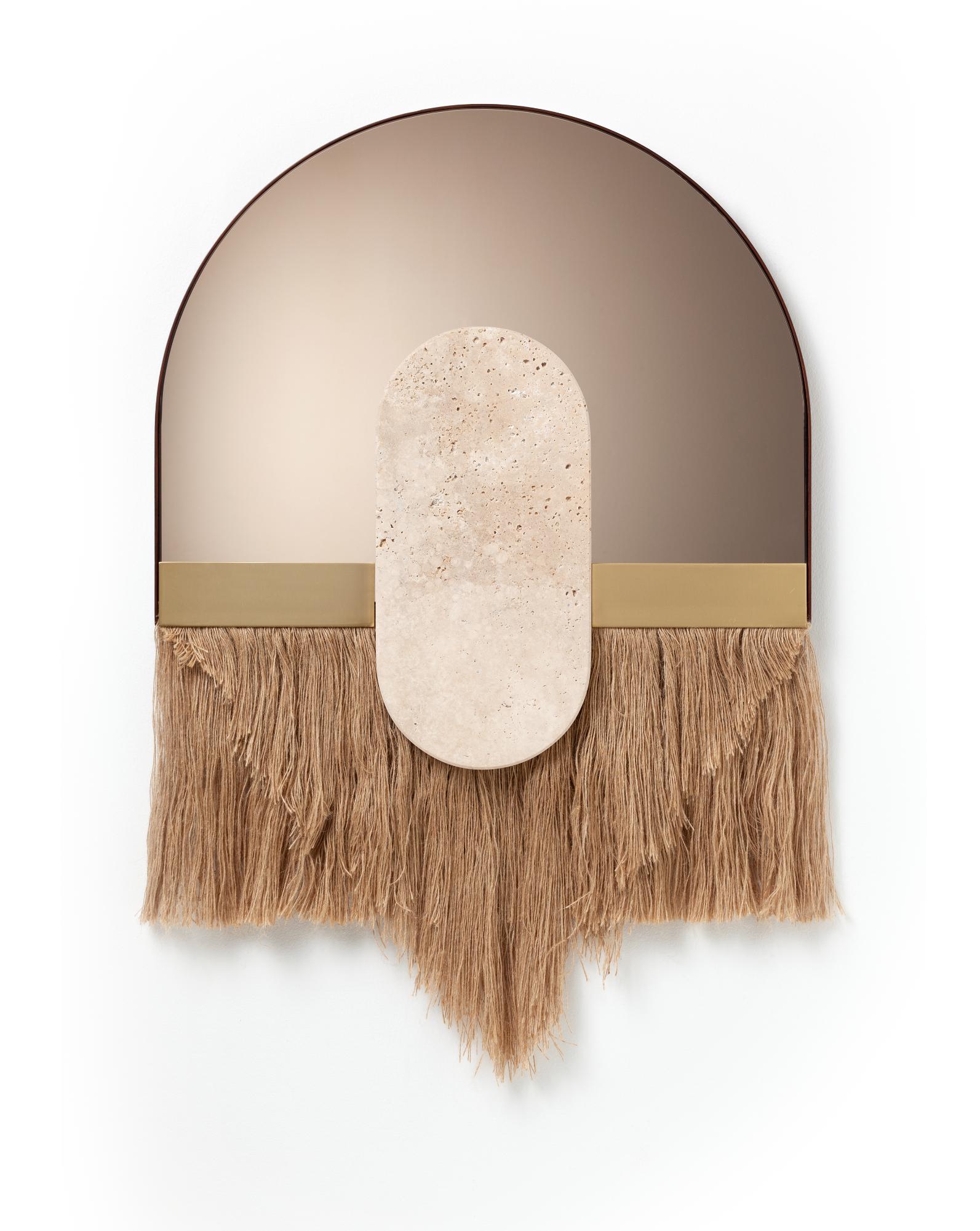 Souk Ecru Cream decoratieve wandspiegel