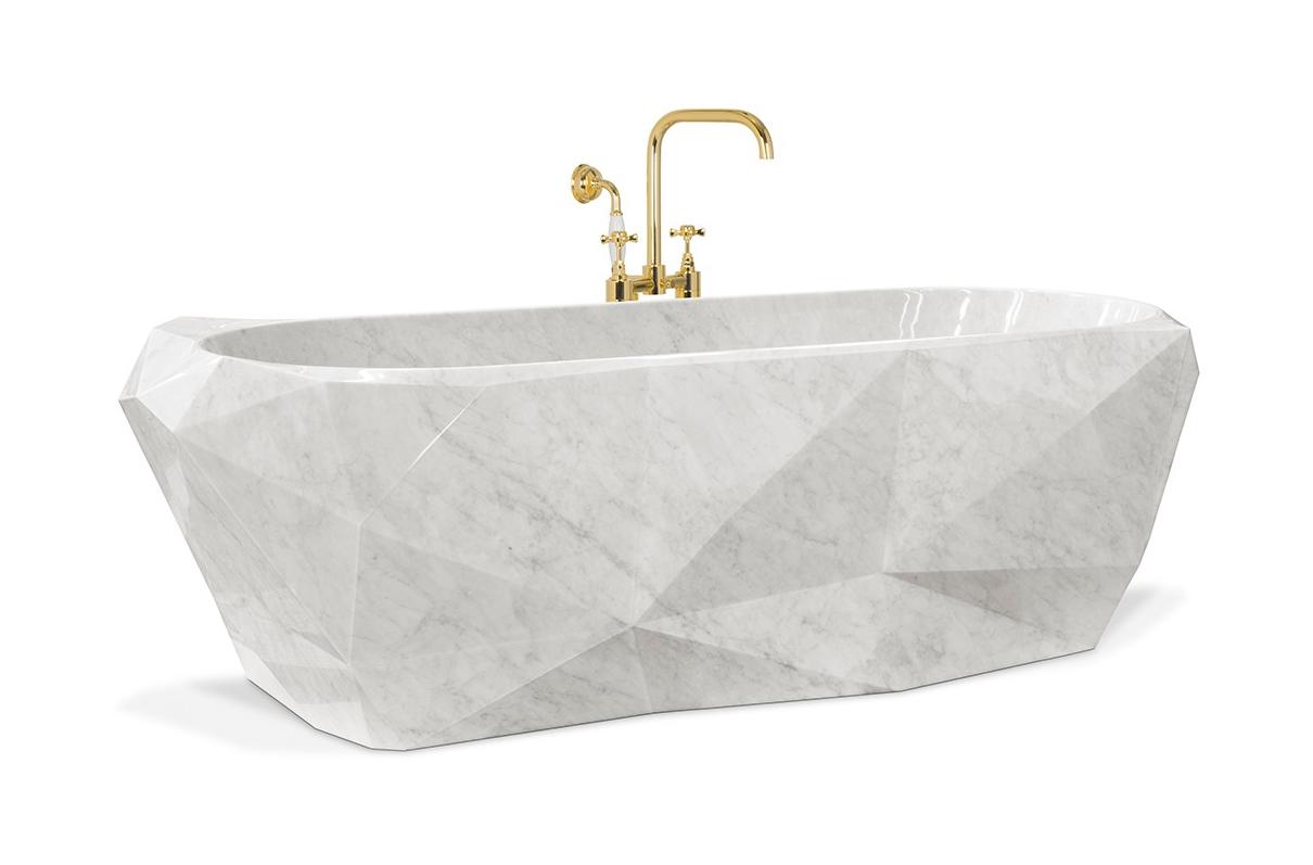 Gemstone marmer badkuip