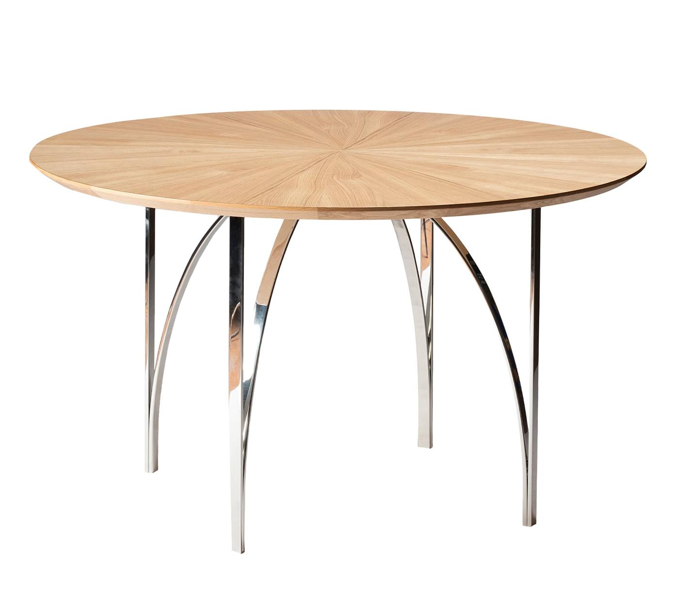 Eiken ronde eettafel