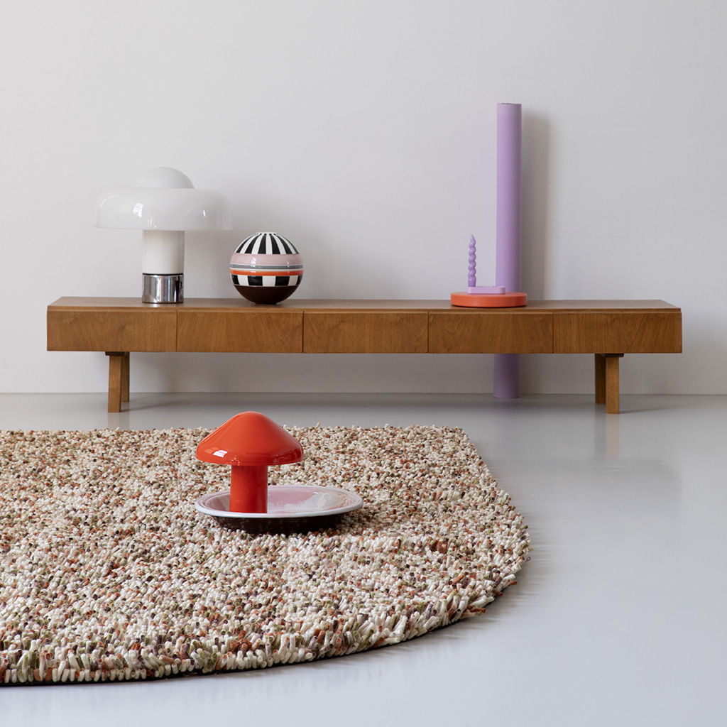 Dots shaggy tapijt | Maat: 200 × 300 cm