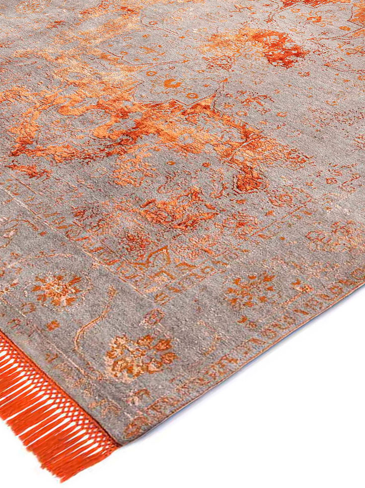 Copper Orange luxe tapijt | Maat: 140 × 210 cm