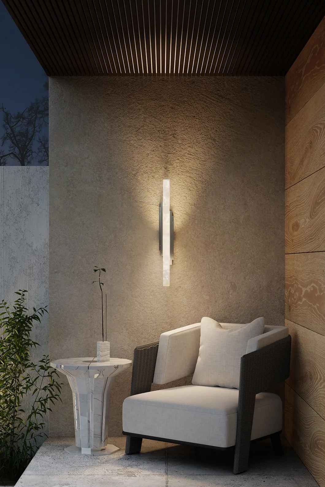 Horizon buiten wandlamp