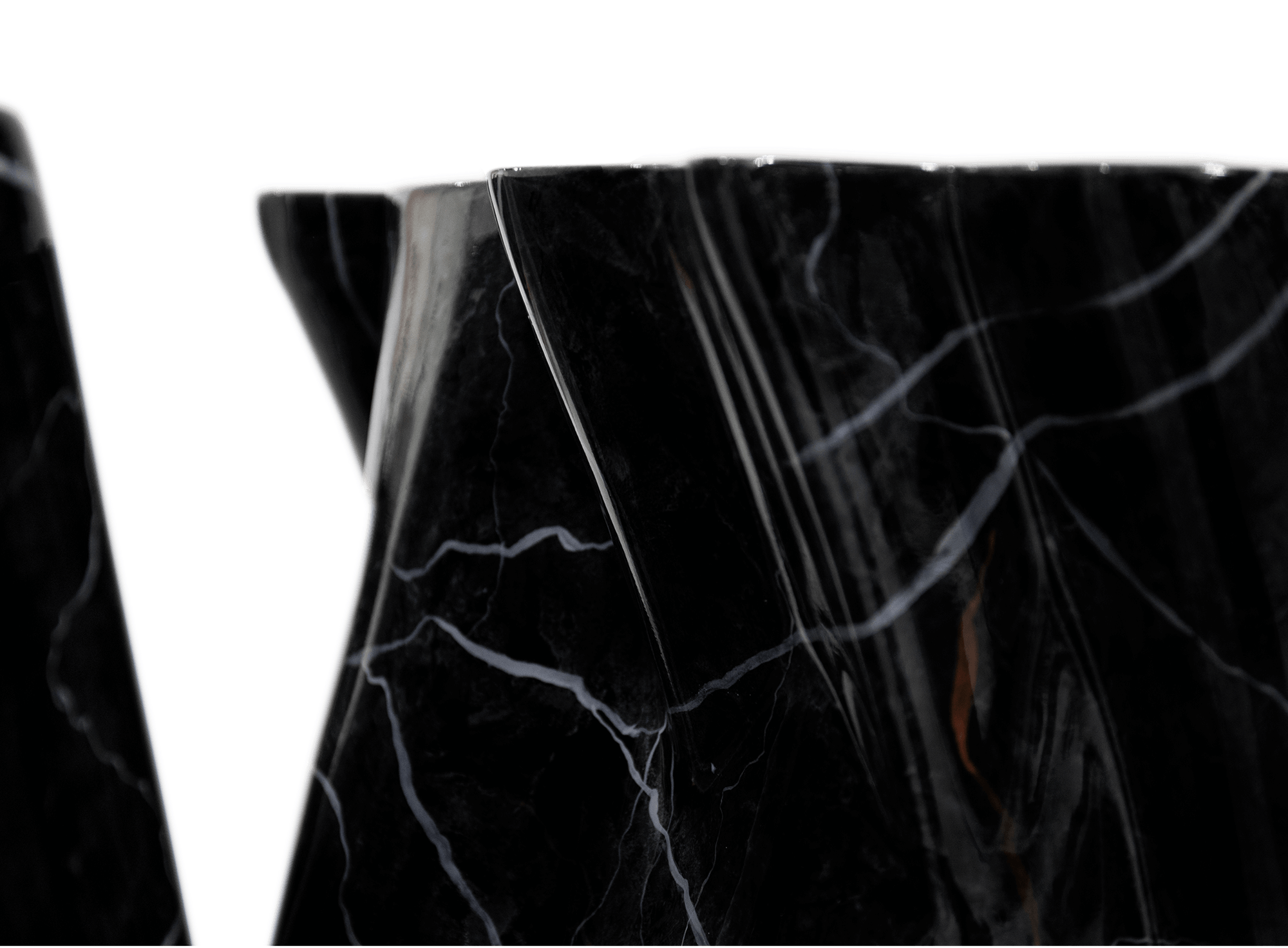 Monochrome faux-marmer premium dressoir
